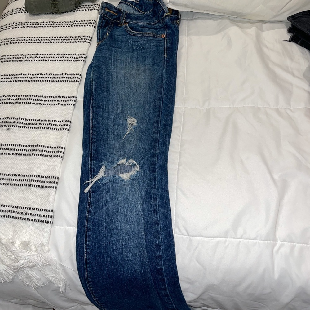 American Eagle bootcut stretch jeans. Size 0.